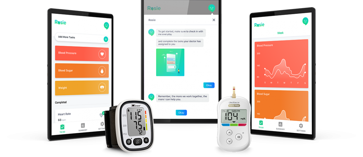 Image of personalized healthcare apps and products.
