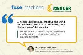 Fusemachines and Mercer County Community College Introduce AI Training for Working Professionals