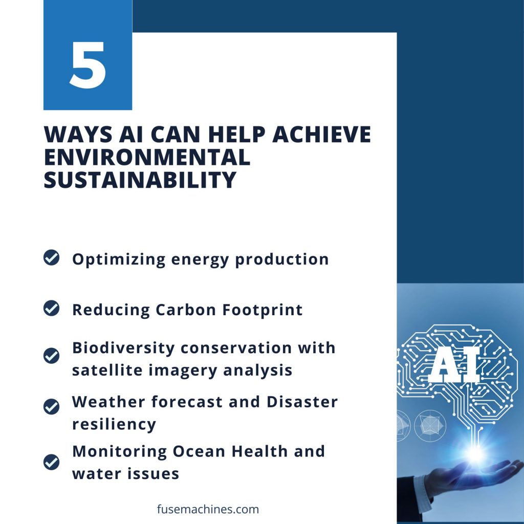 Ways AI Can Help Achieve Environmental Sustainability