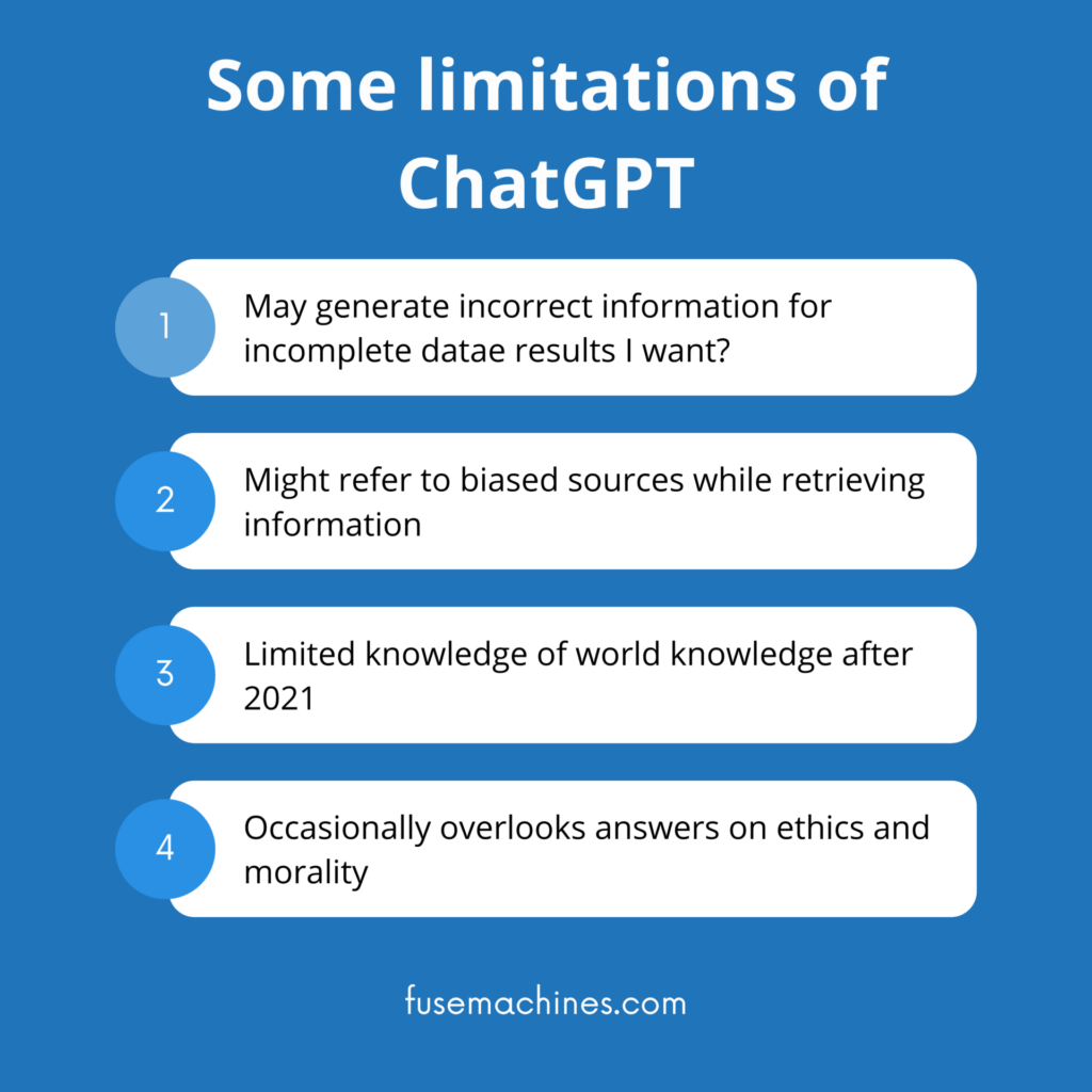 Limitations of ChatGPT